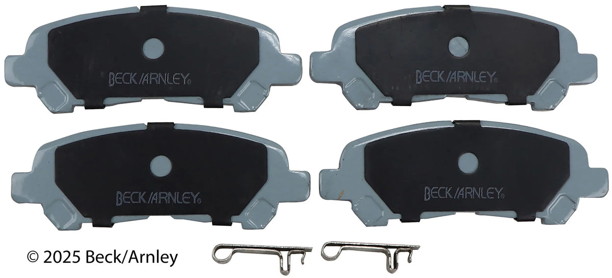Beck/Arnley 085-1885 2008-2013 Toyota Highlander Disc Brake Pad Set