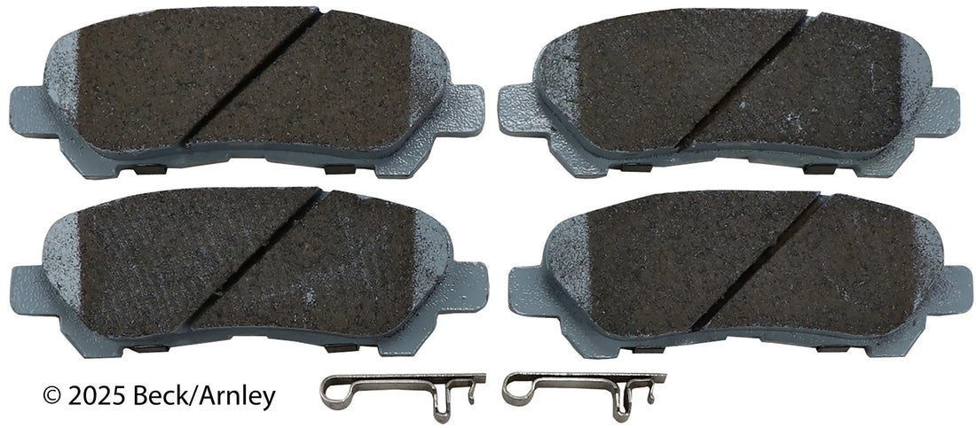 Beck/Arnley 085-1885 2008-2013 Toyota Highlander Disc Brake Pad Set