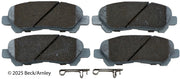 Beck/Arnley 085-1885 2008-2013 Toyota Highlander Disc Brake Pad Set