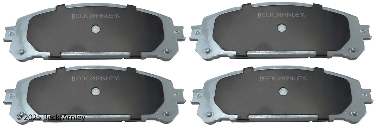 Beck/Arnley 085-1893 2023-2026 Toyota Crown Disc Brake Pad Set