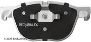 Beck/Arnley 085-1895 2008-2019 BMW X6 Disc Brake Pad Set