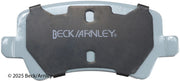 Beck/Arnley 085-1896 2015-2018 Volvo V60 Disc Brake Pad Set