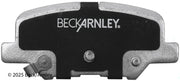 Beck/Arnley 085-1960 2013-2024 Mitsubishi Outlander Sport Disc Brake Pad Set