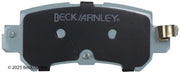 Beck/Arnley 085-1964 2016-2018 Mazda CX-3 Disc Brake Pad Set