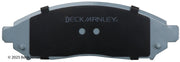 Beck/Arnley 085-1968 2013-2021 Nissan NV200 Disc Brake Pad Set
