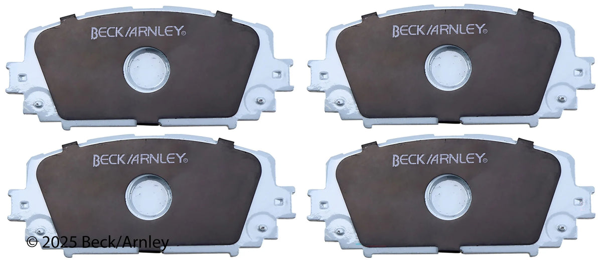 Beck/Arnley 085-2036 2012-2018 Toyota Yaris Disc Brake Pad Set