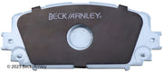 Beck/Arnley 085-2036 2012-2018 Toyota Yaris Disc Brake Pad Set