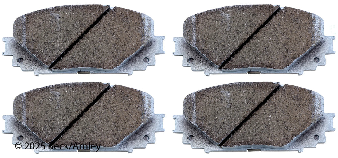 Beck/Arnley 085-2036 2012-2018 Toyota Yaris Disc Brake Pad Set