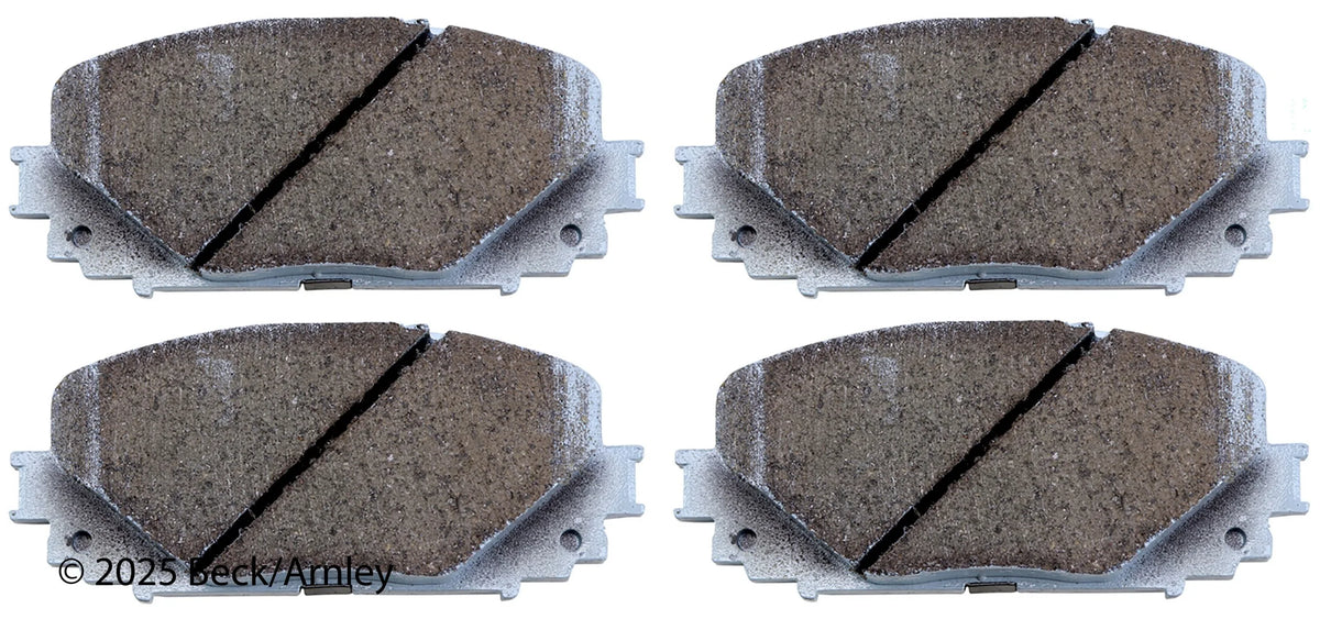 Beck/Arnley 085-2036 2012-2018 Toyota Yaris Disc Brake Pad Set
