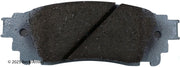 Beck/Arnley 085-2043 2015-2021 Lexus NX300h Disc Brake Pad Set