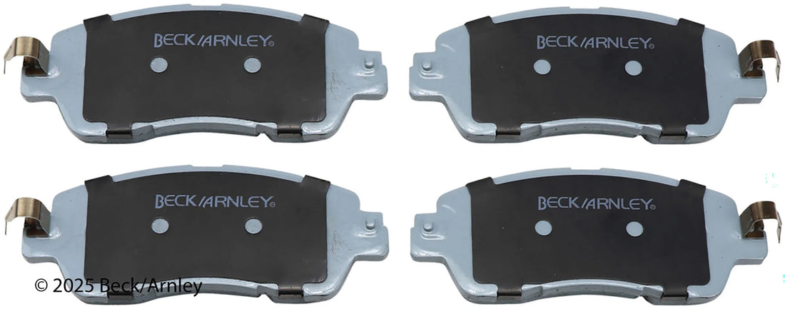Beck/Arnley 085-2065 2019-2020 Toyota Yaris Disc Brake Pad Set