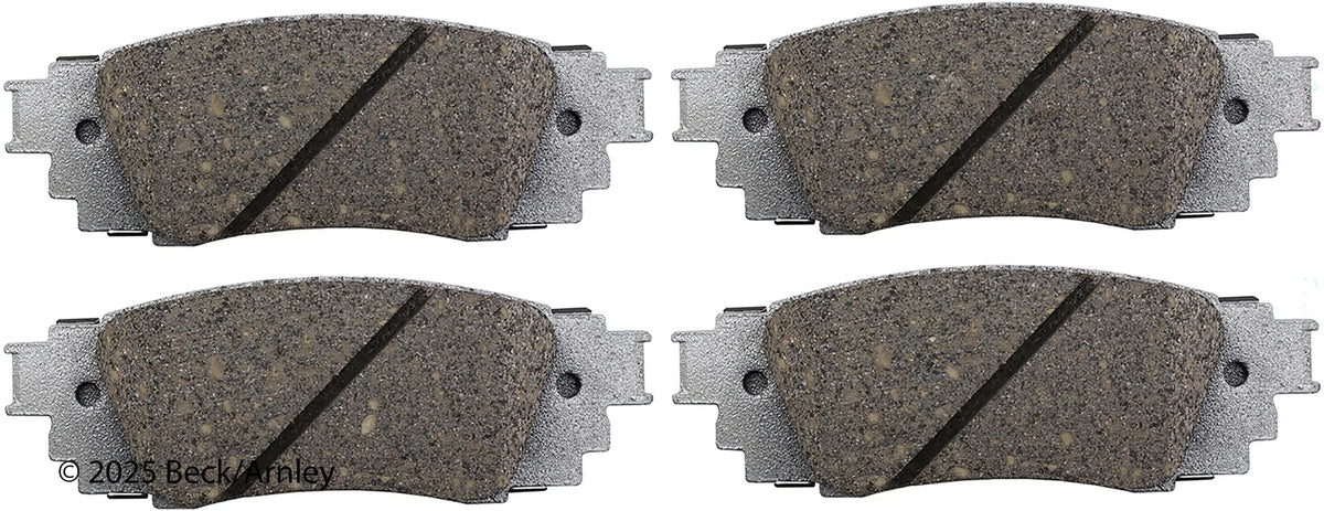 Beck/Arnley 085-2079 2018-2026 Toyota Camry Disc Brake Pad Set