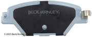Beck/Arnley 085-2087 2016-2023 Mazda CX-9 Disc Brake Pad Set