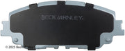 Beck/Arnley 085-2093 2025-2026 Lexus UX300h Disc Brake Pad Set