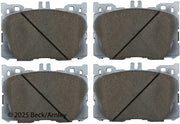 Beck/Arnley 085-2095 2019-2023 Mercedes-Benz CLS450 Disc Brake Pad Set