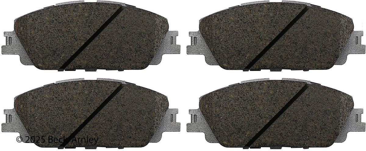 Beck/Arnley 085-2108 2023-2026 Toyota Prius Disc Brake Pad Set
