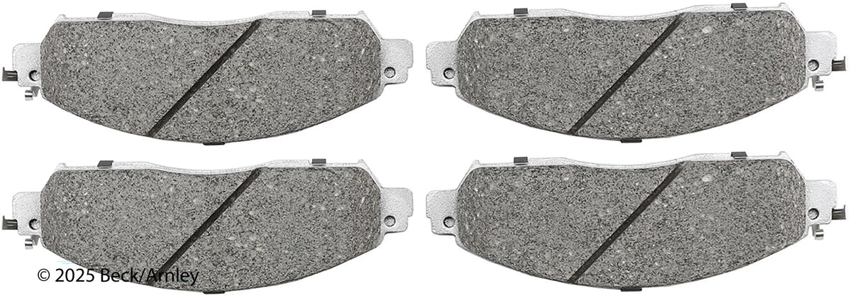 Beck/Arnley 085-2117 2018-2025 Nissan LEAF Disc Brake Pad Set