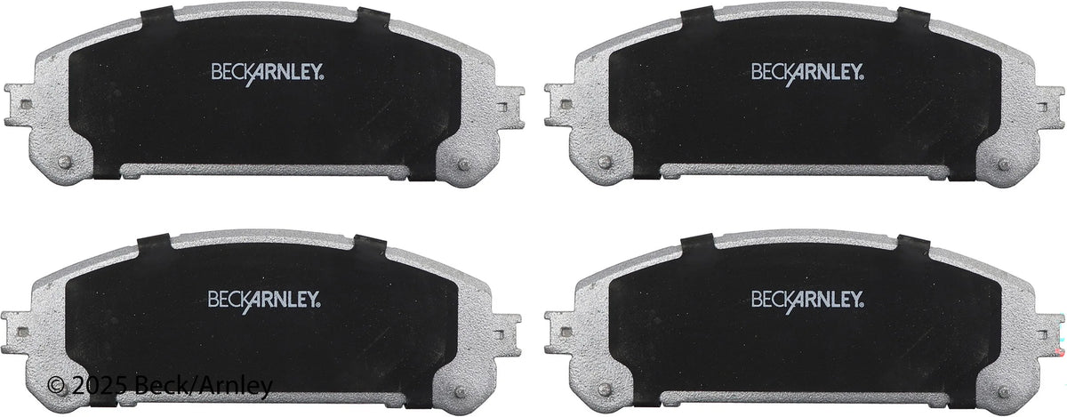 Beck/Arnley 085-2121 2020-2024 Toyota Camry Disc Brake Pad Set