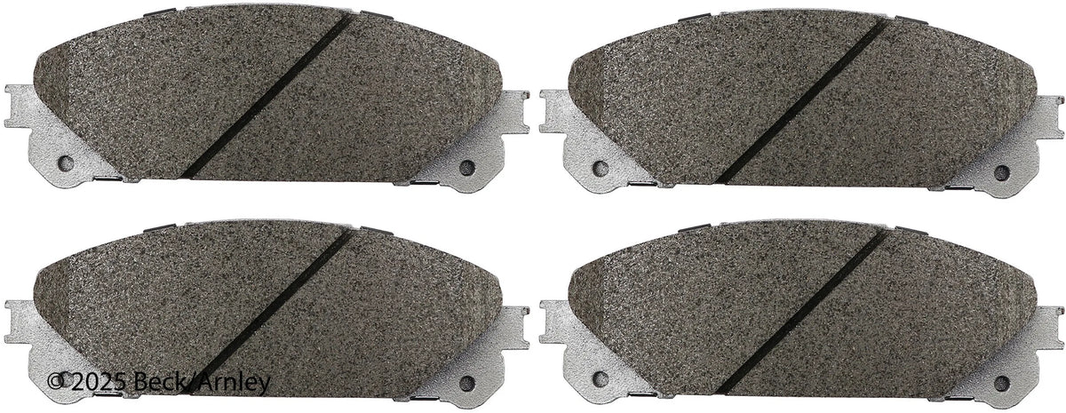 Beck/Arnley 085-2121 2020-2024 Toyota Camry Disc Brake Pad Set