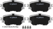 Beck/Arnley 085-2122 2014-2018 Mazda 3 Disc Brake Pad Set