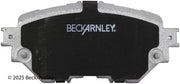 Beck/Arnley 085-2122 2014-2018 Mazda 3 Disc Brake Pad Set