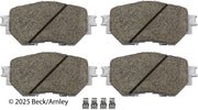 Beck/Arnley 085-2122 2014-2018 Mazda 3 Disc Brake Pad Set