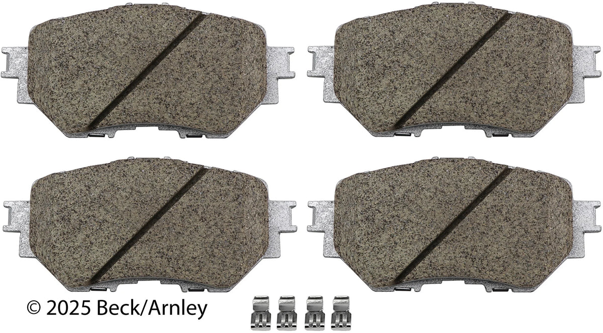 Beck/Arnley 085-2122 2014-2018 Mazda 3 Disc Brake Pad Set