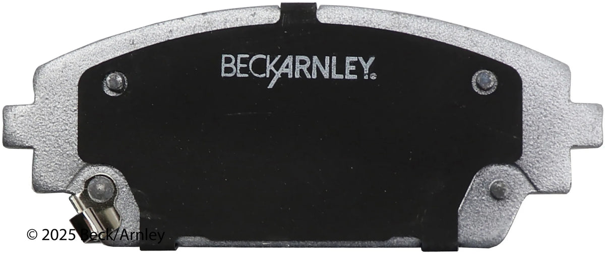 Beck/Arnley 085-2130 2019-2026 Mazda 3 Disc Brake Pad Set