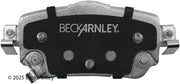 Beck/Arnley 085-2134 2018-2025 Nissan LEAF Disc Brake Pad Set