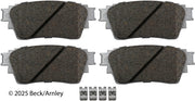 Beck/Arnley 085-2158 2018-2025 Mitsubishi Eclipse Cross Disc Brake Pad Set