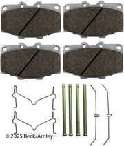 Beck/Arnley 085-5852 1984-1989 Toyota 4Runner Disc Brake Pad Set