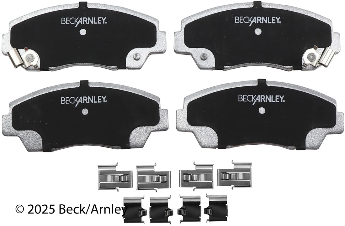 Beck/Arnley 085-6294 1987-1993 Mazda B2200 Disc Brake Pad Set