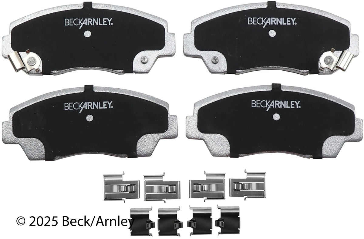 Beck/Arnley 085-6294 1987-1993 Mazda B2200 Disc Brake Pad Set
