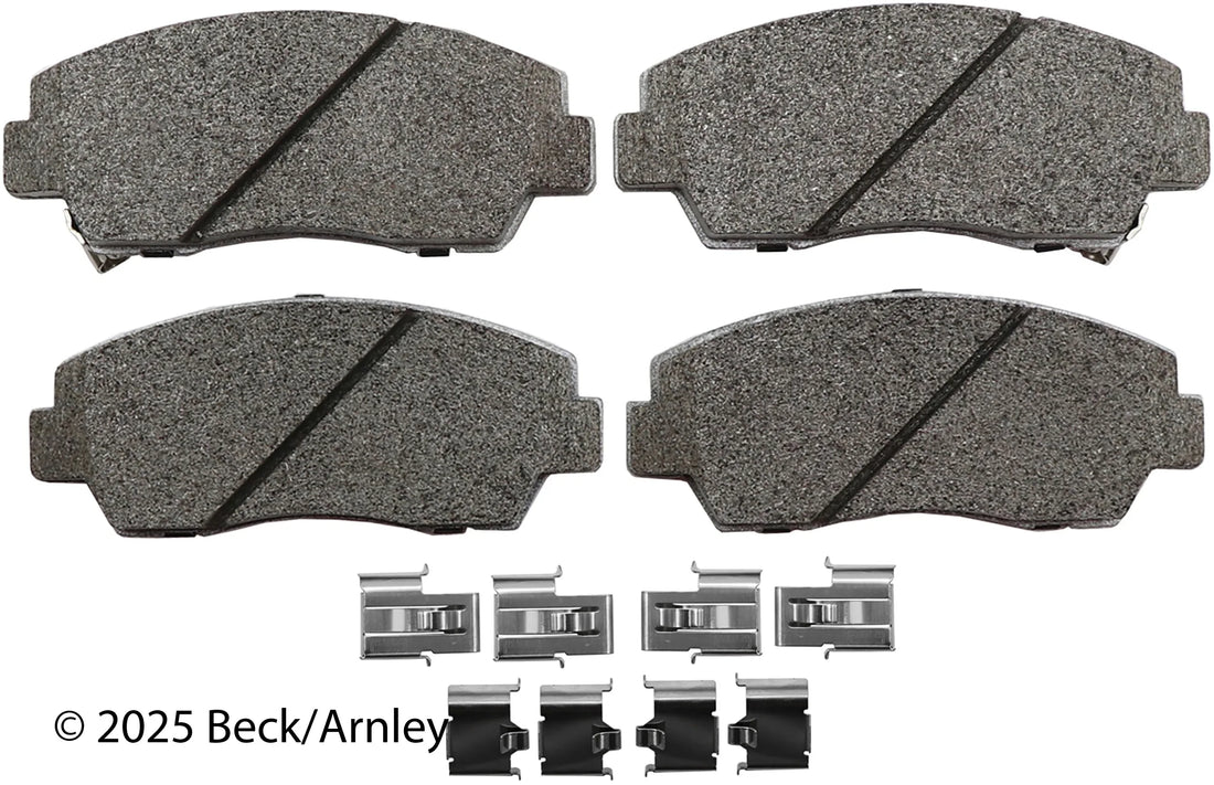 Beck/Arnley 085-6294 1987-1993 Mazda B2200 Disc Brake Pad Set