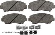 Beck/Arnley 085-6294 1987-1993 Mazda B2200 Disc Brake Pad Set