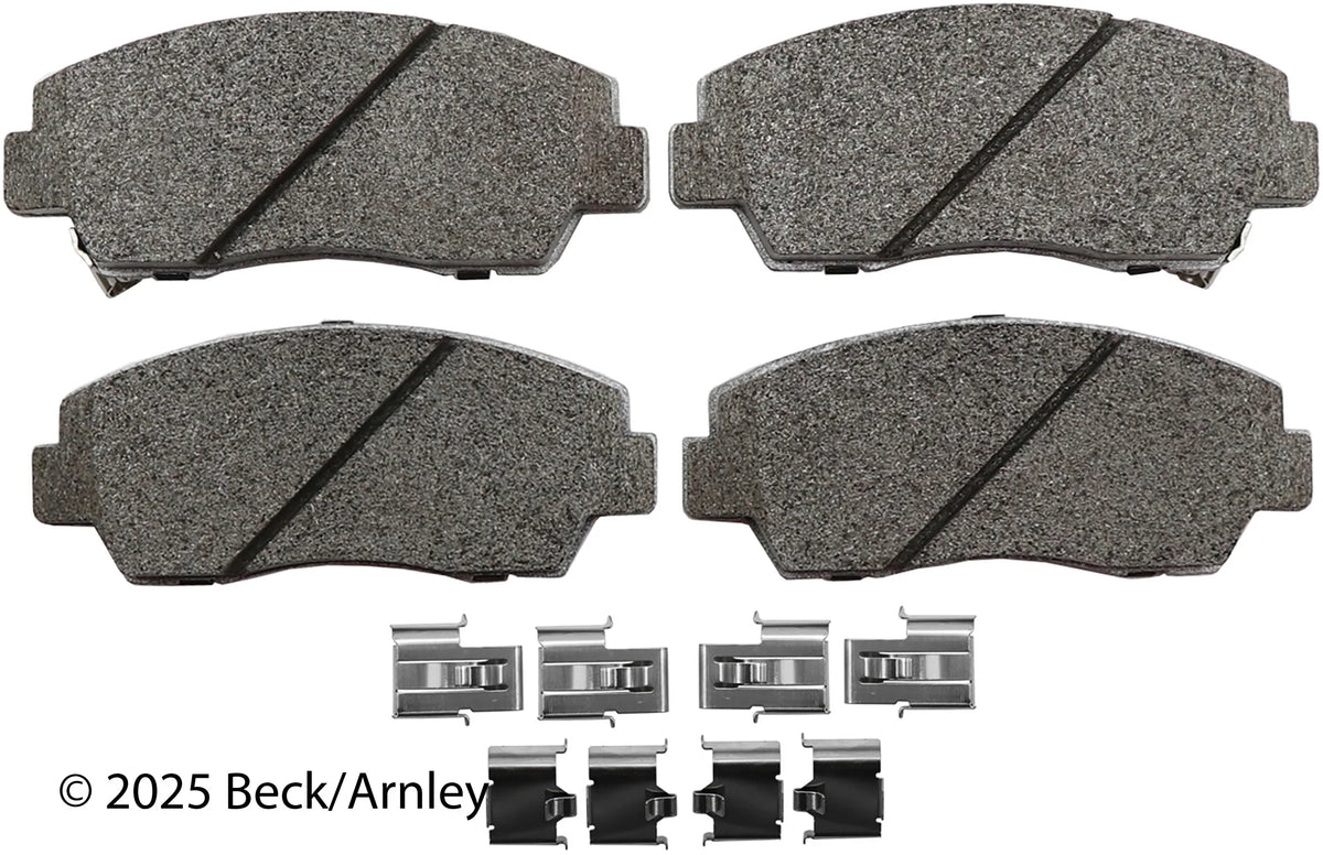Beck/Arnley 085-6294 1987-1993 Mazda B2200 Disc Brake Pad Set