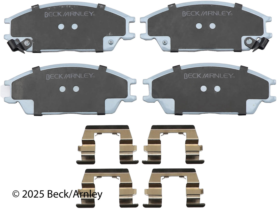 Beck/Arnley 085-6337 1995-2005 Hyundai Accent Disc Brake Pad Set