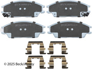 Beck/Arnley 085-6337 1995-2005 Hyundai Accent Disc Brake Pad Set