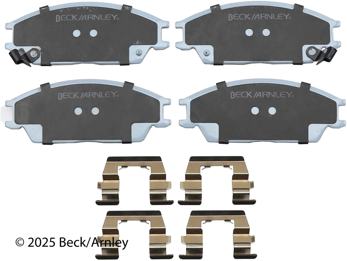 Beck/Arnley 085-6337 1995-2005 Hyundai Accent Disc Brake Pad Set