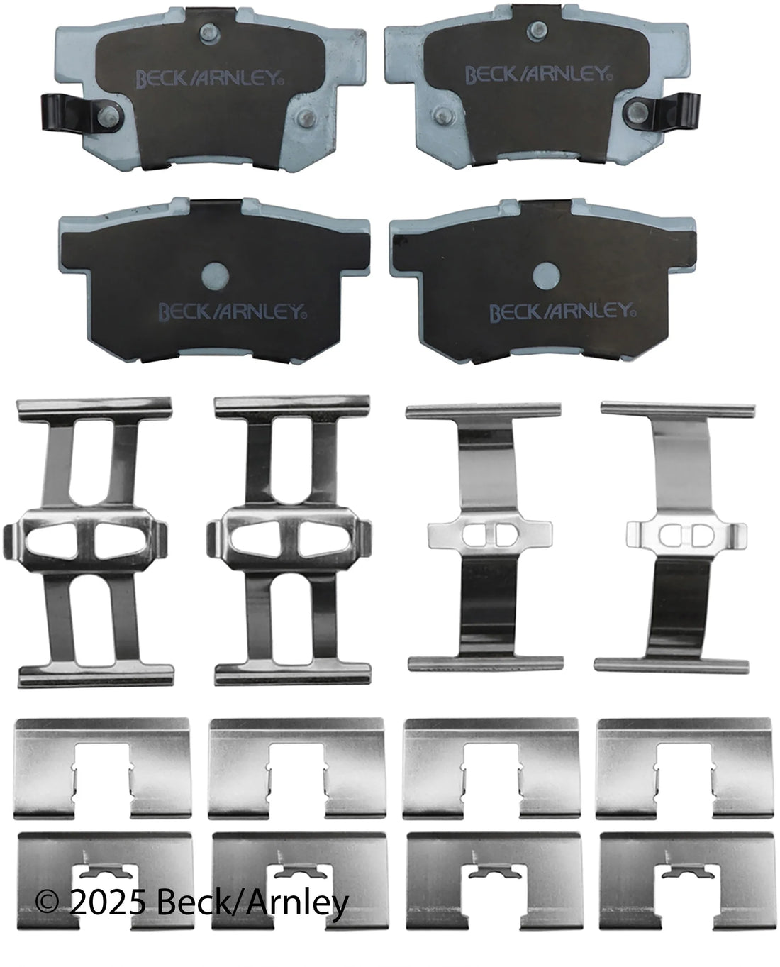 Beck/Arnley 085-6339 1991-1994 Honda Accord Disc Brake Pad Set