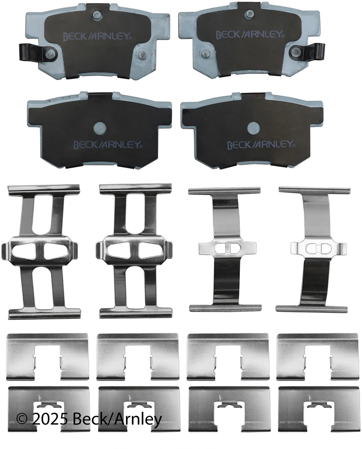 Beck/Arnley 085-6339 1991-1994 Honda Accord Disc Brake Pad Set