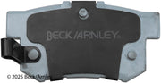 Beck/Arnley 085-6339 1991-1994 Honda Accord Disc Brake Pad Set