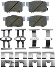 Beck/Arnley 085-6339 1991-1994 Honda Accord Disc Brake Pad Set