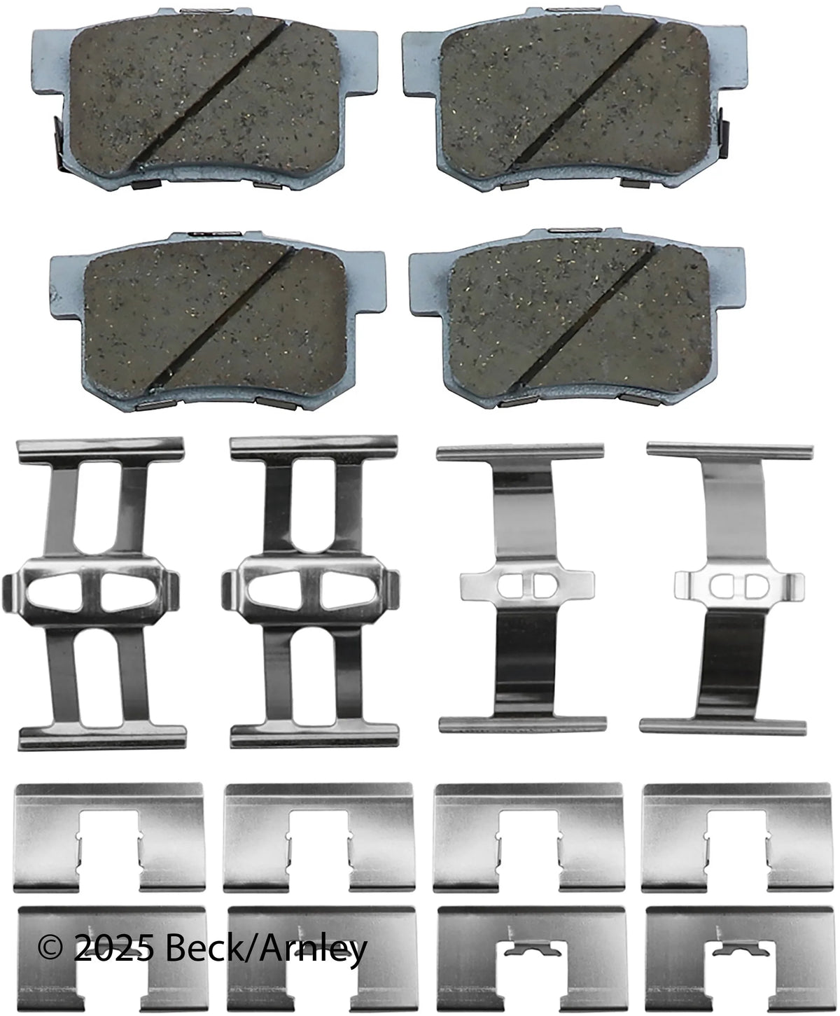 Beck/Arnley 085-6339 1991-1994 Honda Accord Disc Brake Pad Set