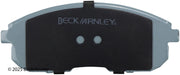 Beck/Arnley 085-6370 2000-2006 Nissan Sentra Disc Brake Pad Set