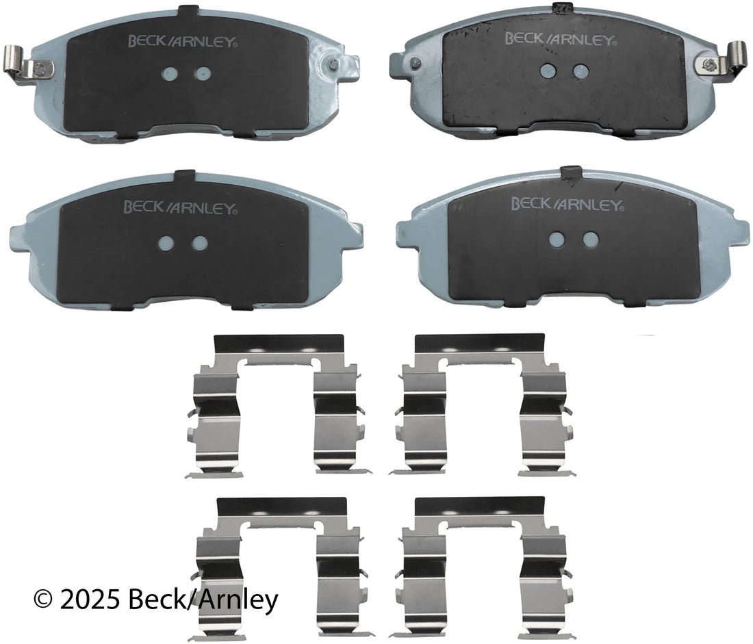 Beck/Arnley 085-6370 2000-2006 Nissan Sentra Disc Brake Pad Set