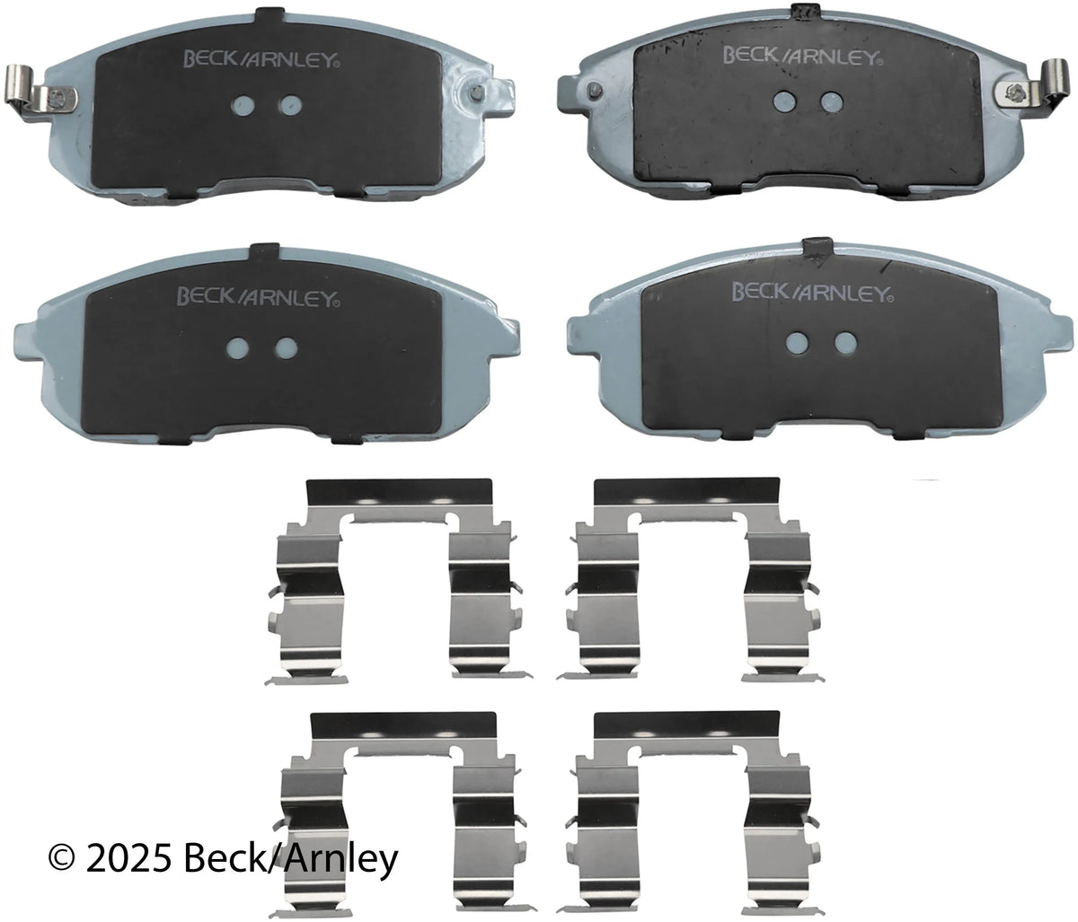 Beck/Arnley 085-6370 2000-2006 Nissan Sentra Disc Brake Pad Set