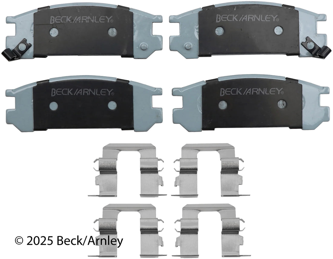 Beck/Arnley 085-6378 1990-1999 Subaru Legacy Disc Brake Pad Set
