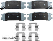 Beck/Arnley 085-6378 1990-1999 Subaru Legacy Disc Brake Pad Set