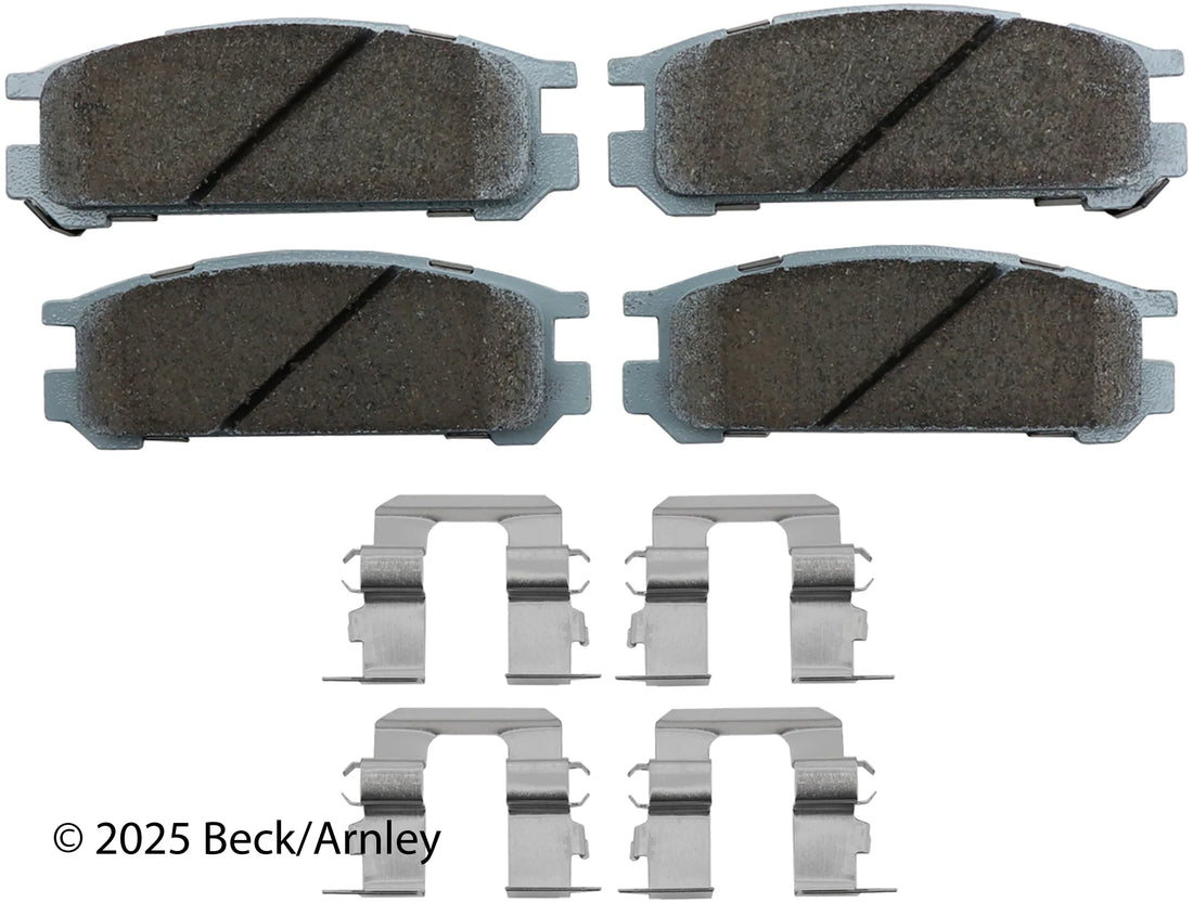 Beck/Arnley 085-6378 1990-1999 Subaru Legacy Disc Brake Pad Set